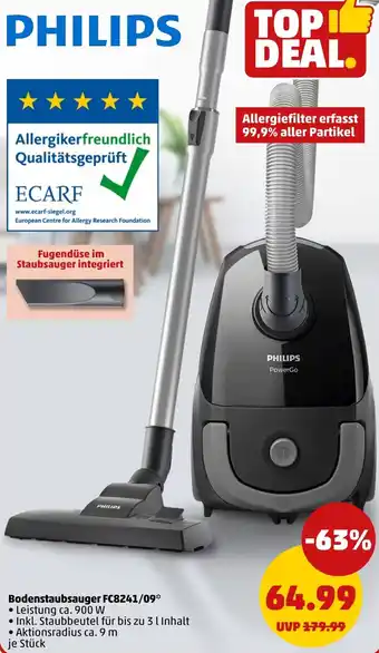 PENNY PHILIPS Bodenstaubsauger FC8241/09 Angebot
