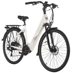 Netto Marken-Discount Adore ADORE E-Trekkingbike 28 Alu Trekking E-Bike ATR-180 Heckmotor 50NM / 15Ah Glacier White Angebot