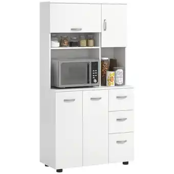 Netto Marken-Discount HOMCOM Küchenschrank MDF, Spanplatte Angebot