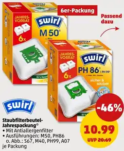 PENNY Swirl Staubfilterbeutel Jahrespackung Angebot