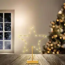 NKD LED-Stern-Tischleuchte mit Timerfunktion, Höhe ca. 40 cm Angebot