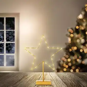 NKD LED-Stern-Tischleuchte mit Timerfunktion, Höhe ca. 40 cm Angebot