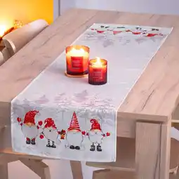 NKD Tischläufer mit Wichtel-Motiv, ca. 40x140 cm Angebot