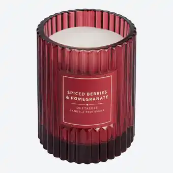 NKD Duftkerze im Glas mit Rillen, ca. 8x9 cm Angebot