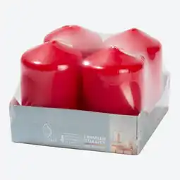 NKD Kerzen, 4er-Pack, ca. 5x7 cm Angebot