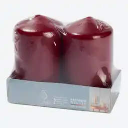 NKD Stumpenkerze, 2er-Pack, ca. 6x10 cm Angebot