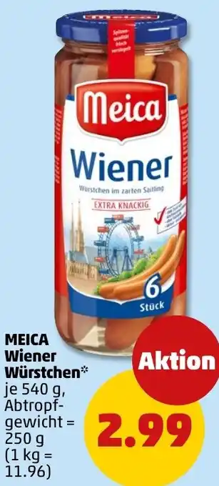 PENNY MEICA Wiener Würstchen Angebot