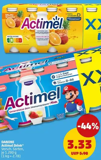 PENNY DANONE Actimel Drink Angebot