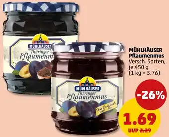 PENNY MÜHLHÄUSER Pflaumenmus Angebot