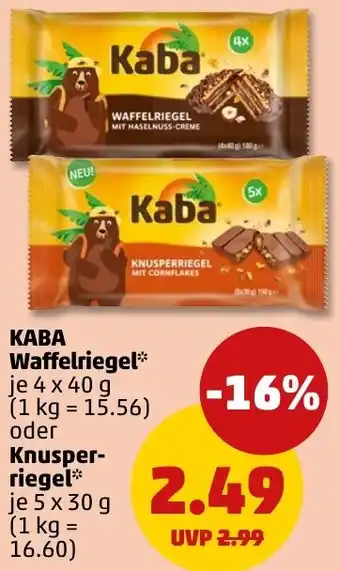 PENNY KABA Waffelriegel oder Knusperriegel Angebot