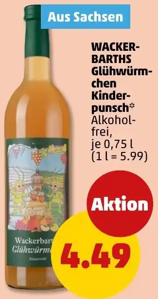 PENNY WACKERBARTHS Glühwürmchen Kinderpunsch Angebot