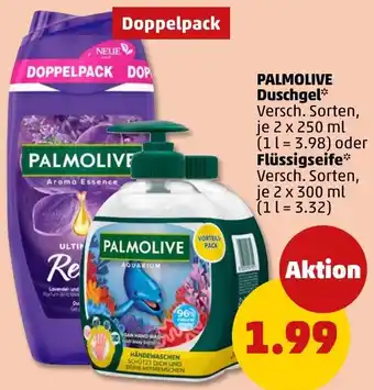 PENNY PALMOLIVE Duschgel oder Flüssigseife Angebot