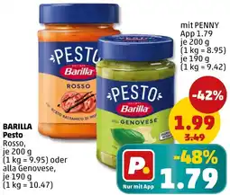 PENNY BARILLA Pesto Angebot