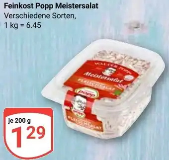 Globus Feinkost Popp Meistersalat Angebot