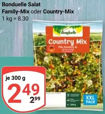 Globus Bonduelle Salat Family-Mix oder Country-Mix Angebot