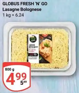Globus GLOBUS FRESH 'N' GO Lasagne Bolognese Angebot