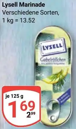 Globus Lysell Marinade Angebot