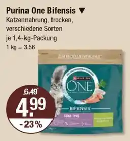 V Markt Purina One Bifensis Katzennahrung Angebot