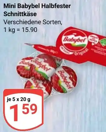Globus Mini Babybel Halbfester Schnittkäse Angebot