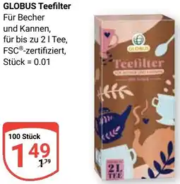 Globus GLOBUS Teefilter Angebot