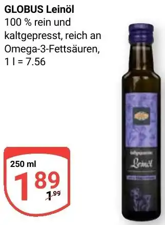 Globus GLOBUS Leinöl Angebot
