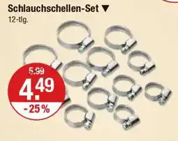 V Markt Schlauchschellen-Set 12-tlg. Angebot