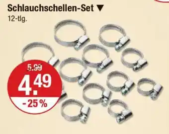 V Markt Schlauchschellen-Set 12-tlg. Angebot