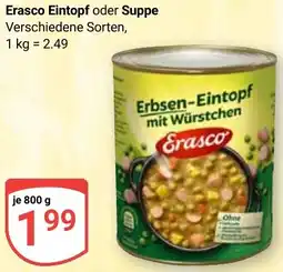 Globus Erasco Eintopf oder Suppe Angebot