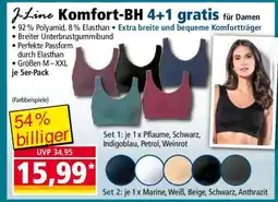 Norma J.Line Komfort-BH 4+1 gratis Angebot