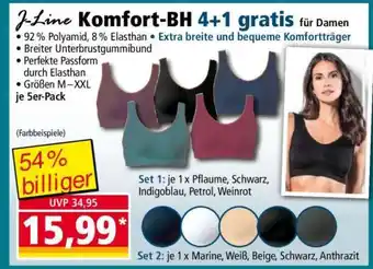 Norma J.Line Komfort-BH 4+1 gratis Angebot