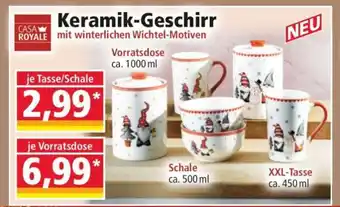 Norma Keramik-Geschirr Angebot