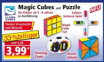 Norma Magic Cubes und Puzzle Angebot