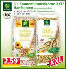 Norma Bio-Sonnenblumenkerne XXL/Hanfsamen Angebot