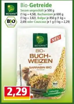 Norma Bio-Getreide Angebot