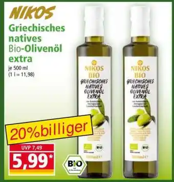 Norma Griechisches natives Bio-Olivenöl extra Angebot