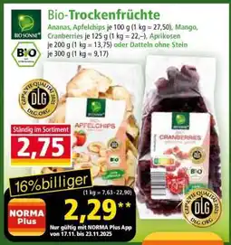 Norma Bio-Trockenfrüchte Angebot