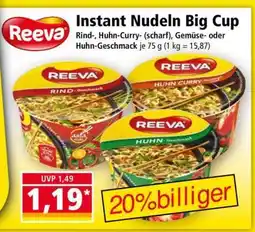 Norma Instant Nudeln Big Cup Angebot