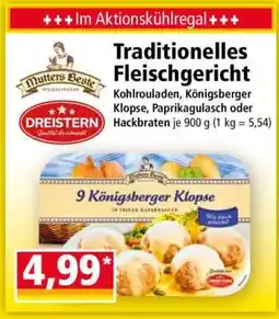 Norma Traditionelles Fleischgericht Angebot
