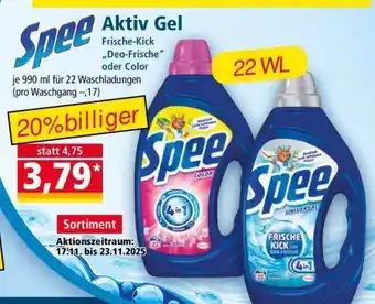 Norma Spee Aktiv Gel Angebot