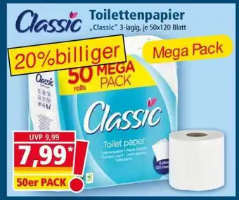 Norma Classic Toilettenpapier Angebot
