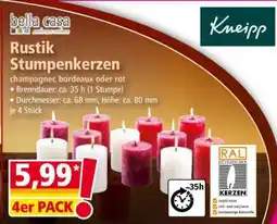 Norma Rustik Stumpenkerzen Angebot