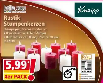 Norma Rustik Stumpenkerzen Angebot