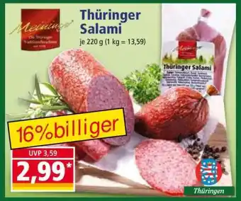 Norma Thüringer Salami Angebot