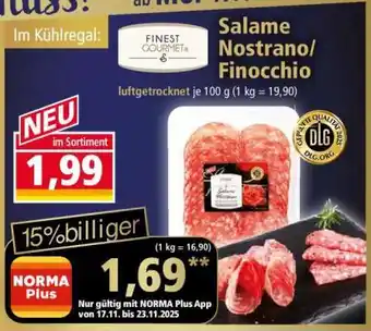Norma Salame Nostrano/Finocchio Angebot