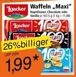 Norma Waffeln „Maxi“ Angebot