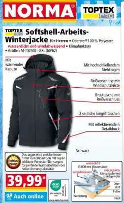 Norma Softshell-Arbeits-Winterjacke Angebot