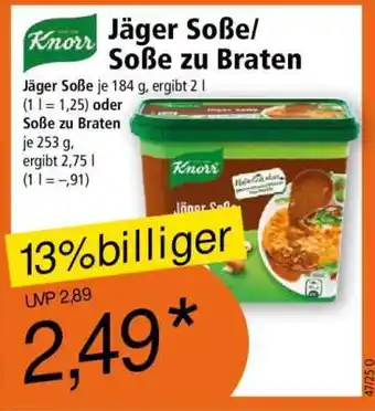 Norma Jäger Soße/Soße zu Braten Angebot