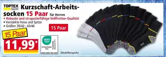 Norma Kurzschaft- Arbeitssocken 15 Paar Angebot
