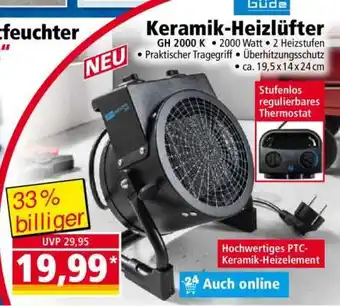 Norma Keramik-Heizlüfter Angebot
