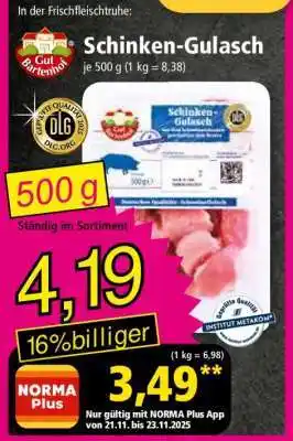 Norma Schinken-Gulasch Angebot